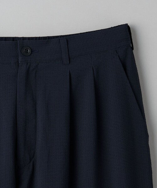 UNITED ARROWS(ユナイテッドアローズ)の「DotAir ドットエア サッカー ヘムコード 2プリーツパンツ -吸水速乾・ストレッチ-(その他パンツ・メンズ・ネイビー/ブラック・L/M/S)」の12枚目の写真