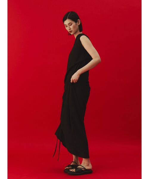 TUCK GATHER ONE SHOULDER OP / タックギャザーワンショルダー