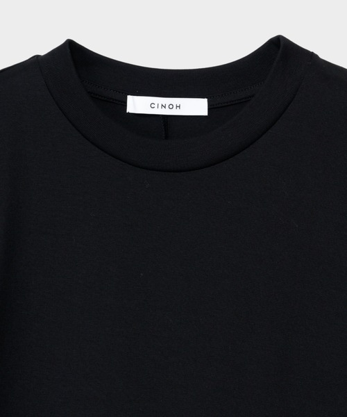 CINOH(チノ)の「CLEFF GATHERED SLEEVE DRESS(ワンピース・レディース・グレー/ブラック/ボルドー・36/38)」の5枚目の写真