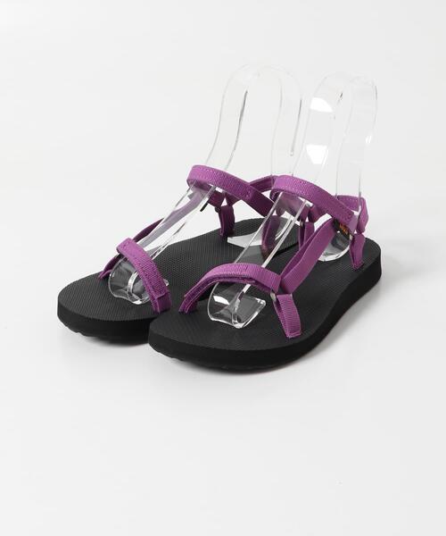 Teva(テバ)の「Teva ORIGINAL UNIVERSAL SLIM(サンダル・レディース・ブラック/パープル系その他/ライトブラウン・23/24)」の1枚目の写真