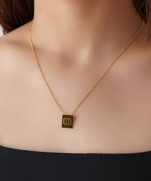 Lui's(ルイス)の「【MAY企画】ロゴイニシャルモチーフチェーンネックレス / シルバー ゴールド(ネックレス・レディース・ゴールド/シルバー・FREE)」の19枚目の写真