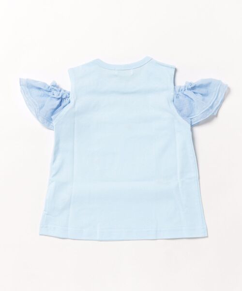 KP（ケーピー）の「32/-天竺ｷｼﾘﾄｰﾙ加工半袖Ｔシャツ（Tシャツ/カットソー・キッズ・サックスブルー/ベビーピンク/イエロー・100cm/110cm/120cm/130cm/140cm/90cm）」の4枚目の写真
