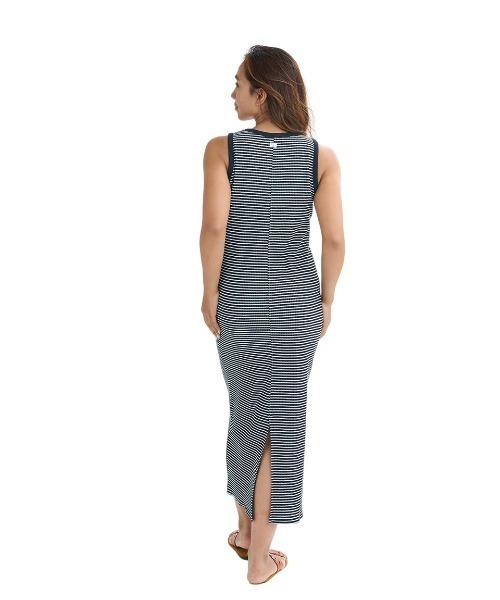 BILLABONG（ビラボン）の「BILLABONG レディース BRA CUP RIB TANK ONEPIECE ワンピース 【2025年夏モデル】/ビラボンパット付ボーダーリブロングドレス（ワンピース・レディース・ブラウン系その他/ブラック/レッド・MEDIUM）」の19枚目の写真