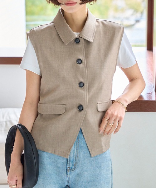 LARDINI リネン ノースリーブ ベスト 楽天市場】【新品】ラルディーニ LARDINI リネンコットン