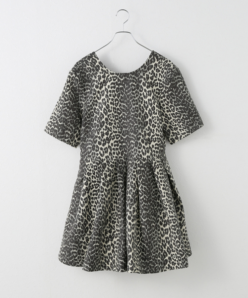 U by SPICK&SPAN(ユーバイスピックアンドスパン)の「GANNI / ガニーCotton Tweed Mini Dress(ワンピース・レディース・キャメル・FREE)」の1枚目の写真