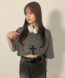 A'GEM/9 × .kom 『ARULE/アルール』 ロゴピグメントTシャツ