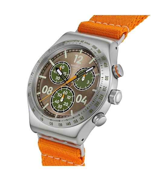 SWATCH(スウォッチ)の「VACATION TIME(アナログ腕時計・メンズ・オレンジ・FREE)」の2枚目の写真