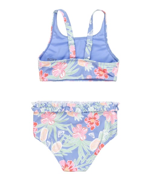 ROXY（ロキシー）の「TROPICAL STORY CROP/ロキシーキッズセットアップスイムウェア(水着)（水着・キッズ・ブルー・110/120/100）」の2枚目の写真