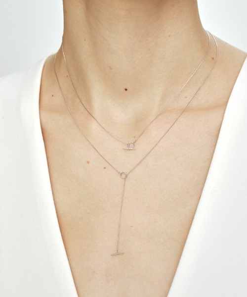 les bonbon sophie necklace ホワイトゴールド
