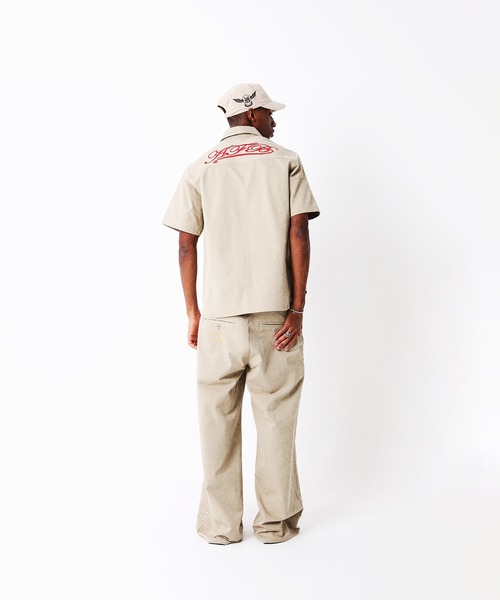 AFB（エーエフビー）の「SS WORK SHIRTS（シャツ/ブラウス・メンズ・ベージュ/ネイビー・L/M）」の4枚目の写真