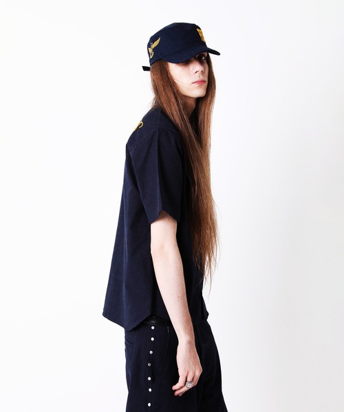 AFB（エーエフビー）の「SS WORK SHIRTS（シャツ/ブラウス・メンズ・ベージュ/ネイビー・L/M）」の11枚目の写真