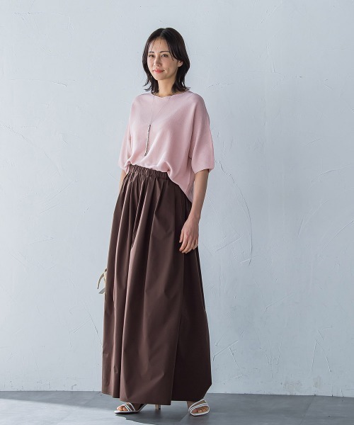 LAUTREAMONT（ロートレアモン）の「ラメ入りホールガーメントVネックニット≪手洗い可能≫（ニット/セーター・レディース・ピンク/ライトグレー/グリーン/ライトブルー・9号）」の17枚目の写真