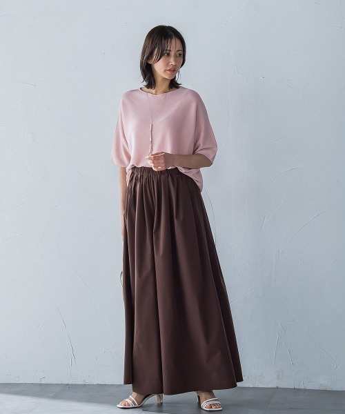 LAUTREAMONT（ロートレアモン）の「ラメ入りホールガーメントVネックニット≪手洗い可能≫（ニット/セーター・レディース・ピンク/ライトグレー/グリーン/ライトブルー・9号）」の19枚目の写真