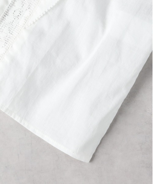 Right-on（ライトオン）の「【HONEYSUCKLE ROSE】半袖レースブラウス（シャツ/ブラウス・レディース・ホワイト/ブラック・L/M）」の6枚目の写真