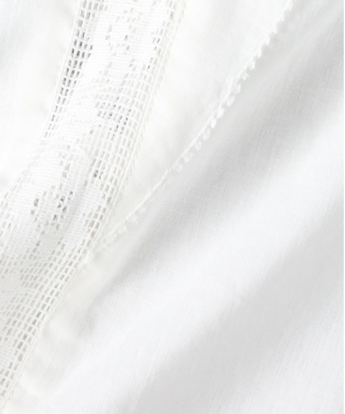 Right-on（ライトオン）の「【HONEYSUCKLE ROSE】半袖レースブラウス（シャツ/ブラウス・レディース・ホワイト/ブラック・L/M）」の7枚目の写真