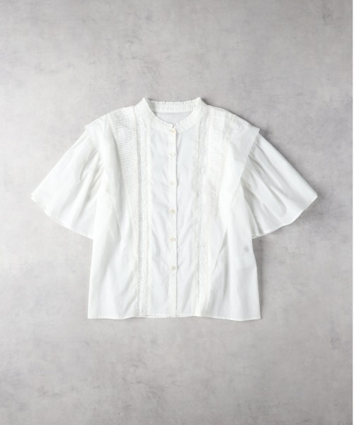 Right-on（ライトオン）の「【HONEYSUCKLE ROSE】半袖レースブラウス（シャツ/ブラウス・レディース・ホワイト/ブラック・L/M）」の13枚目の写真