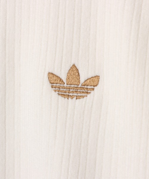 adidas(アディダス)の「adidas VELOUR KNIT TRACK TOP / アディダス ベロア ニット トラック トップ(その他アウター・レディース・ホワイト・L/M/S)」の6枚目の写真