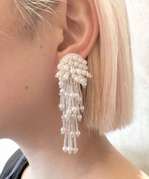Paloma wool チュールピアス オリーブグリーン チュール リボン Paloma wool チュールピアス オリーブグリーン チュール リボン