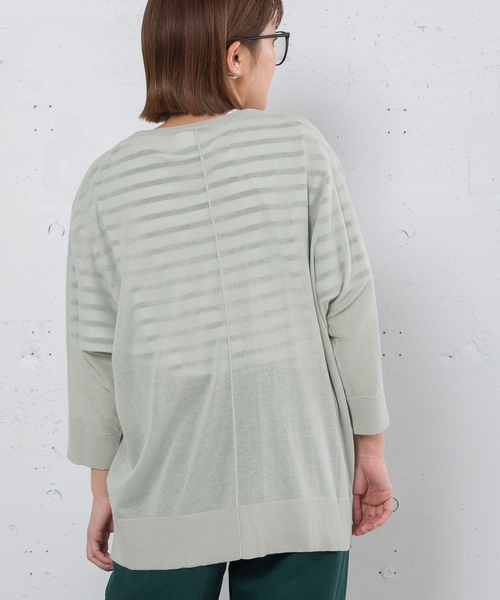 POU DOU DOU(プードゥドゥ)の「ドルマンカーディガン(カーディガン/ボレロ・レディース・ブラック/ライトグレー/オレンジ/グリーン・M)」の15枚目の写真