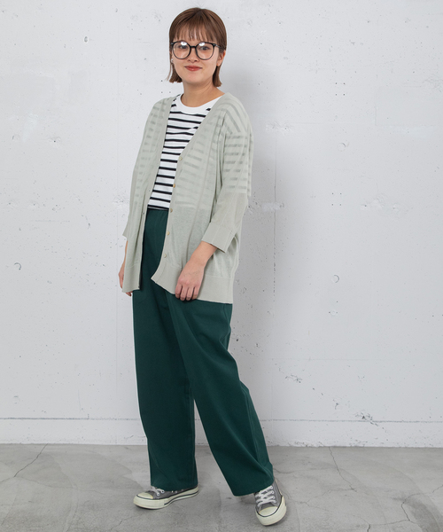 POU DOU DOU(プードゥドゥ)の「ドルマンカーディガン(カーディガン/ボレロ・レディース・ブラック/ライトグレー/オレンジ/グリーン・M)」の17枚目の写真