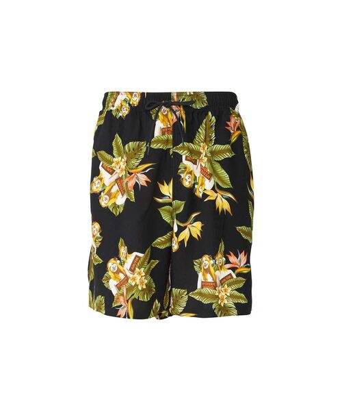 HYSTERIC GLAMOUR(ヒステリックグラマー)の「TROPIC CHANNEL柄 イージーショーツ(その他パンツ・メンズ・ブラック系その他/レッド系その他・SMALL/MEDIUM/LARGE)」の2枚目の写真