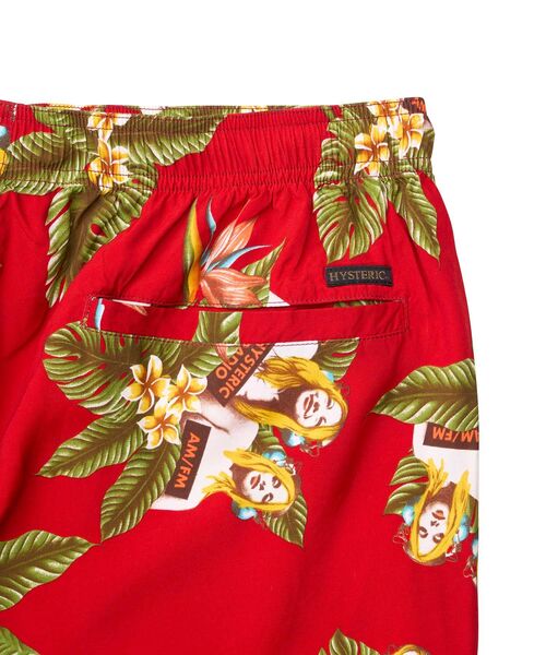 HYSTERIC GLAMOUR(ヒステリックグラマー)の「TROPIC CHANNEL柄 イージーショーツ(その他パンツ・メンズ・ブラック系その他/レッド系その他・SMALL/MEDIUM/LARGE)」の4枚目の写真
