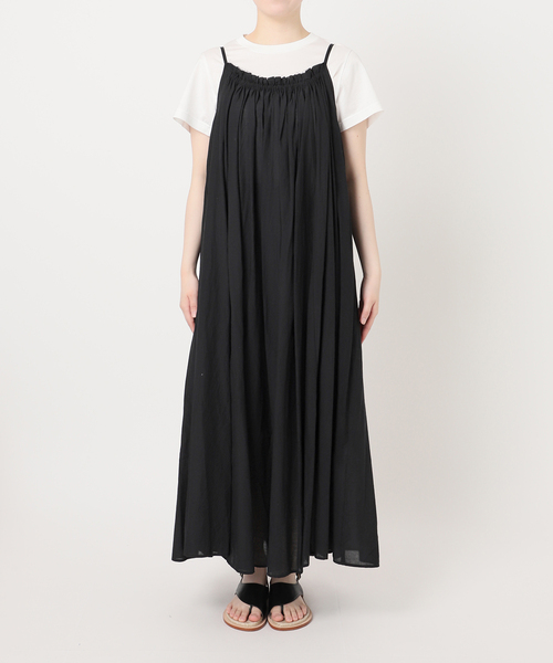 Spick & Span（スピックアンドスパン）の「HYU ギャザーワンピース（ワンピース・レディース・ブルー系その他/ホワイト/ブラック/ベージュ・38/36）」の16枚目の写真