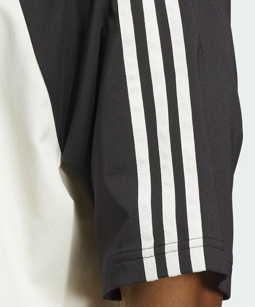 adidas（アディダス）の「ウィンター シュータートップ Winter Shooter / 半袖シャツ アディダスオリジナルス adidas Originals（シャツ/ブラウス・メンズ・ホワイト×ゴールド/ホワイト×ブラック・3XL/X-SMALL/XX-LARGE/LARGE/MEDIUM/SMALL/X-LARGE）」の7枚目の写真