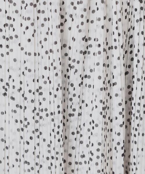 ITS'DEMO(イッツデモ)の「【手洗い可/ウエストゴム】楊柳プリーツスカート(スカート・レディース・イエロー/グリーン/ブラック系/ホワイト系3・00)」の7枚目の写真