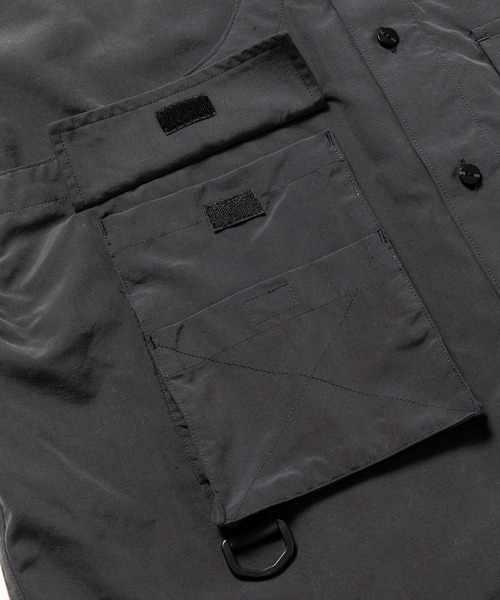 meanswhile(ミーンズワイル)の「Luggage L.S SH(シャツ/ブラウス・メンズ・ブラック/ベージュ・3(L)/2(M)/1(S))」の5枚目の写真