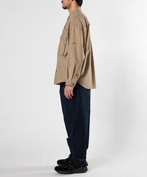 meanswhile(ミーンズワイル)の「Luggage L.S SH(シャツ/ブラウス・メンズ・ブラック/ベージュ・3(L)/2(M)/1(S))」の16枚目の写真