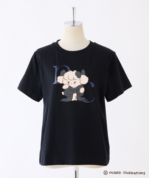 セール】【mikko コラボ】プリントTシャツ（Tシャツ/カットソー