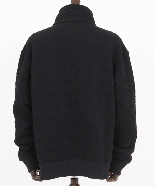 1minute 1second(ワンミニットワンセカンド)の「mlt5291-quilted half-zip pullover with heart patch ハーフジッププルオーバー(Tシャツ/カットソー・メンズ・ブラック/チャコール・S/M/L/XL)」の17枚目の写真