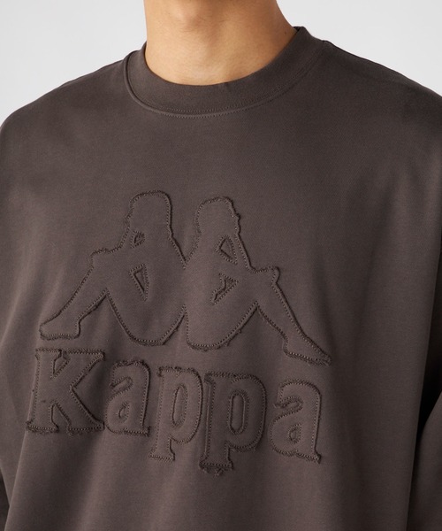 Kappa(カッパ)の「裏毛クルーネックスウェット(スウェット・メンズ・チャコールグレー/ライトブルー・X-LARGE/LARGE/MEDIUM)」の5枚目の写真