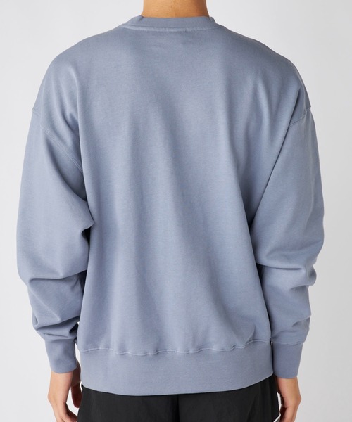 Kappa(カッパ)の「裏毛クルーネックスウェット(スウェット・メンズ・チャコールグレー/ライトブルー・X-LARGE/LARGE/MEDIUM)」の8枚目の写真