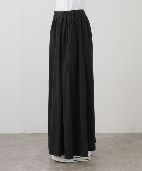 JOURNAL STANDARD LUXE（ジャーナルスタンダード　ラックス）の「オーガニックコットン スカート（スカート・レディース・チャコールグレー/ブラック・FREE）」の6枚目の写真