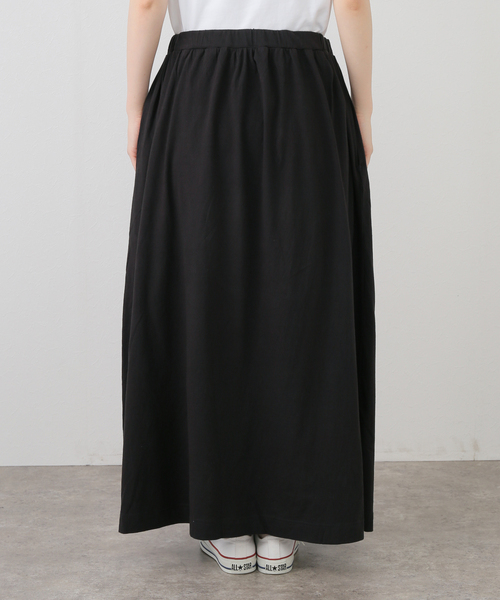 JOURNAL STANDARD LUXE（ジャーナルスタンダード　ラックス）の「オーガニックコットン スカート（スカート・レディース・チャコールグレー/ブラック・FREE）」の7枚目の写真