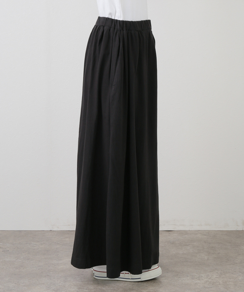 JOURNAL STANDARD LUXE（ジャーナルスタンダード　ラックス）の「オーガニックコットン スカート（スカート・レディース・チャコールグレー/ブラック・FREE）」の8枚目の写真