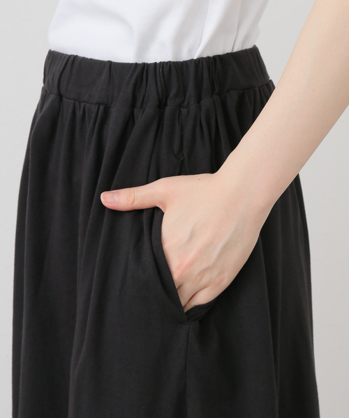 JOURNAL STANDARD LUXE（ジャーナルスタンダード　ラックス）の「オーガニックコットン スカート（スカート・レディース・チャコールグレー/ブラック・FREE）」の9枚目の写真