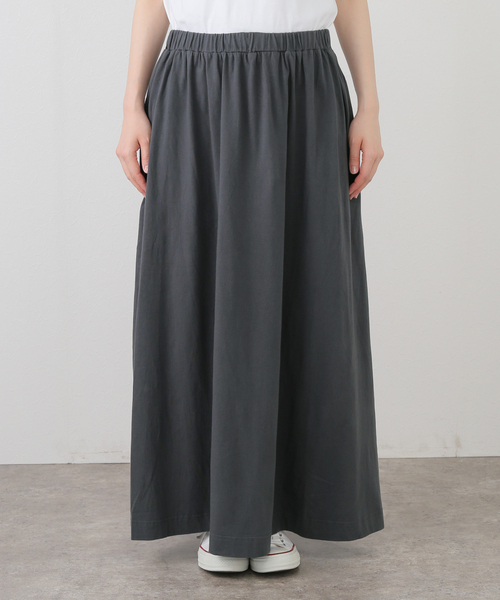 JOURNAL STANDARD LUXE（ジャーナルスタンダード　ラックス）の「オーガニックコットン スカート（スカート・レディース・チャコールグレー/ブラック・FREE）」の15枚目の写真