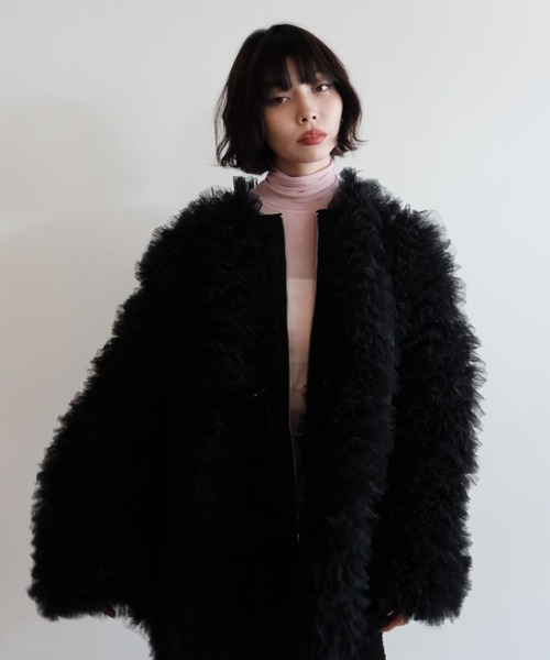 ZOZO限定】tulle tiered blouson（ブルゾン）｜HONEY MI HONEY