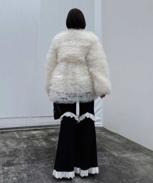 ジャケット・アウター honey mi honey tulle tiered blouson tulle tiered blouson（ブルゾン）｜HONEY MI HONEY（ハニーミーハニー