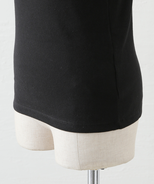 JOURNAL STANDARD（ジャーナルスタンダード）の「バックオープンカップ付きキャミソール（キャミソール・レディース・ブラック/ライトグリーン/ホワイト・FREE）」の9枚目の写真