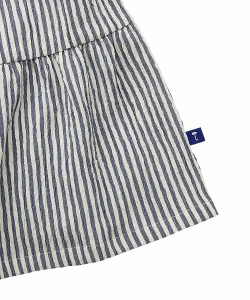 moimoln（モイモルン）の「【日本限定】ストレッチサッカーストライプワンピース（ワンピース・キッズ・ネイビー・80ｃｍ/90cm/110cm/100cm/120cm/130cm）」の6枚目の写真