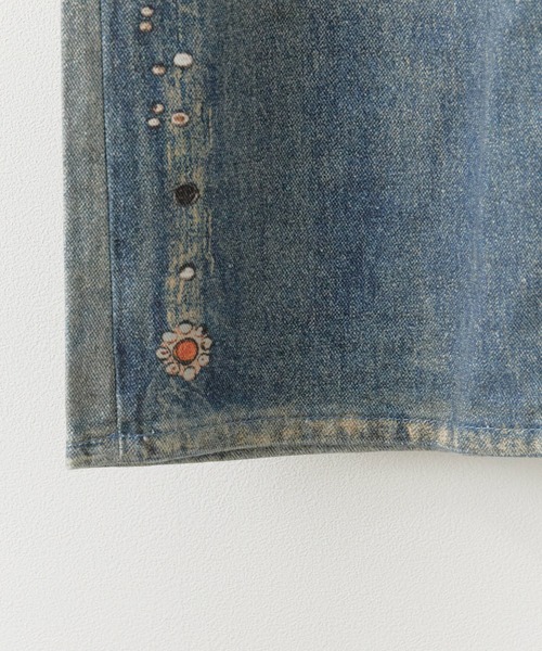 Theater code(シアターコード)の「【26SS再入荷】Studded design print denim pants/スタッズデザインプリント フレアデニム(デニムパンツ・メンズ・ライトブルー・M/L)」の10枚目の写真