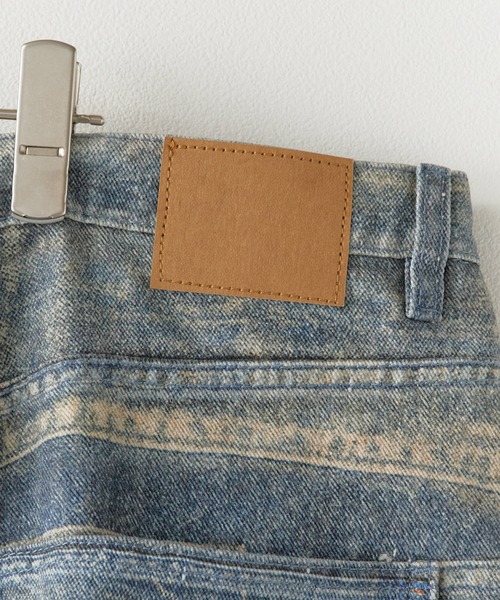 Theater code(シアターコード)の「【26SS再入荷】Studded design print denim pants/スタッズデザインプリント フレアデニム(デニムパンツ・メンズ・ライトブルー・M/L)」の15枚目の写真