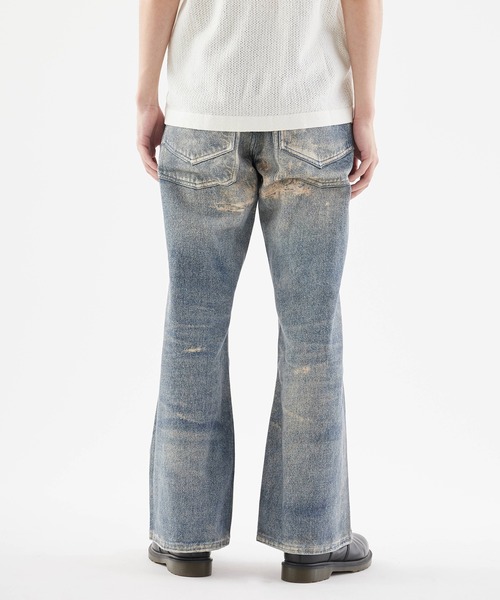 Theater code(シアターコード)の「【26SS再入荷】Studded design print denim pants/スタッズデザインプリント フレアデニム(デニムパンツ・メンズ・ライトブルー・M/L)」の19枚目の写真