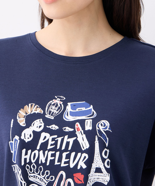 PETIT-HONFLEUR－Tシャツ 冷感】プリントTシャツ香水ボトル Petit Honfleur｜クロスプラス