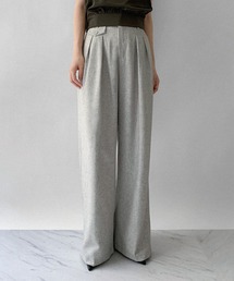 on:nue | 【on:nue】[4色展開/3サイズ展開] センタープレスタックストレートスラックス(スラックス)