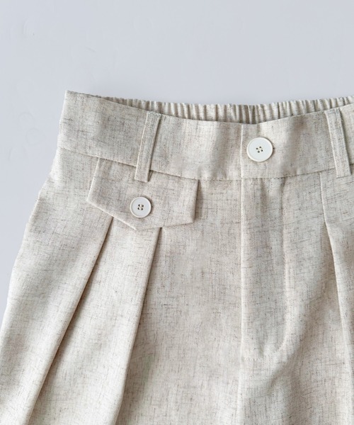 on:nue（オンニュ）の「【on:nue】[4色展開/3サイズ展開] センタープレスタックストレートスラックス（スラックス・レディース・グレー/ブラック/カーキ/オートミール・LARGE/MEDIUM/SMALL）」の20枚目の写真